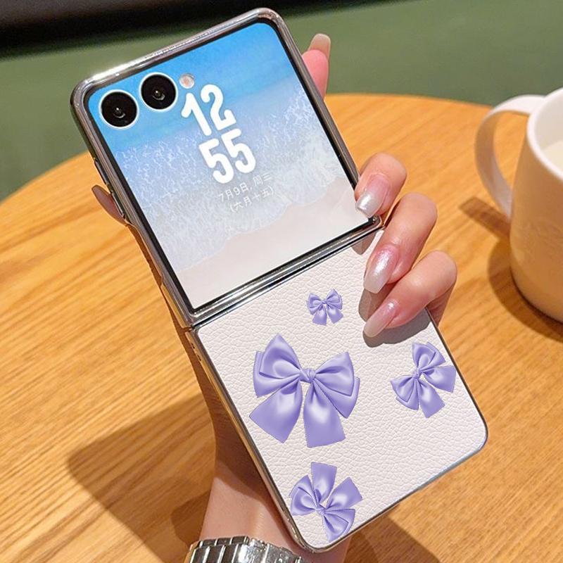 

Красочные Банты Бабочка Чехол Для Samsung Z Fold 7 6 5 Роскошный Гибридный 3-в-1 Кожаная Накладка Покрытие Складной Чехол Для Телефона Для Samsung Z Fold7 Fold6 Fold5 Samsung Z Flip7 бежевый