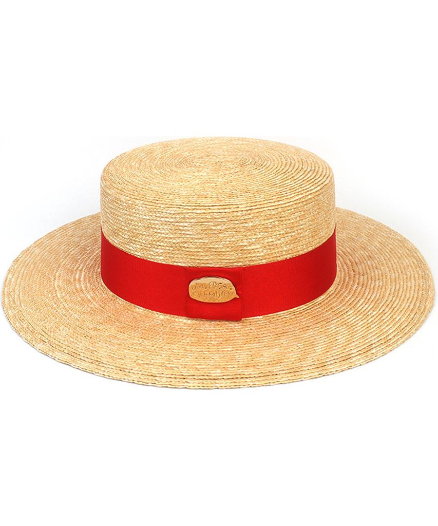 Yunibeosyeolkemiseuteuli Red Line Kangkang Panama Hat Panama Hat