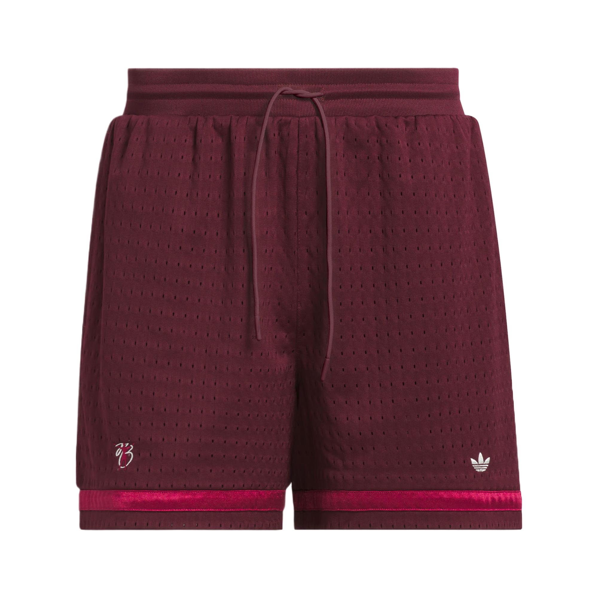 

Adidas Originals Jude Bellingham Comfortable Fashionable Simple Versatile Casual Shorts Men Shorts Dark-Purple JX2200 S