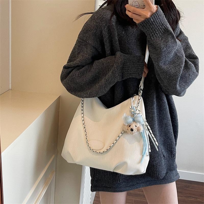 Large Capacity Tote Bag Women's New Summer Fashion Versatile Shoulder Bag High Sense Class Commuter Bag