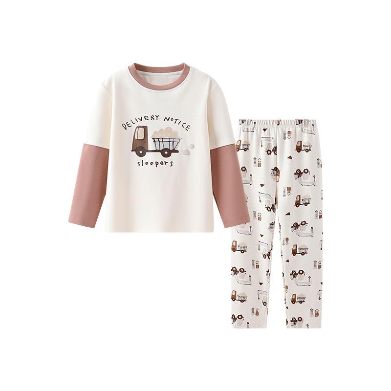 YEEHOO Boys  Antibacterial Shu Velvet Homewear Set 160