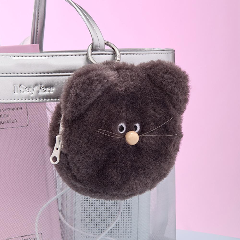 LINE FRIENDS MNH 25 FW Blake Face Pouch Keyring Charm