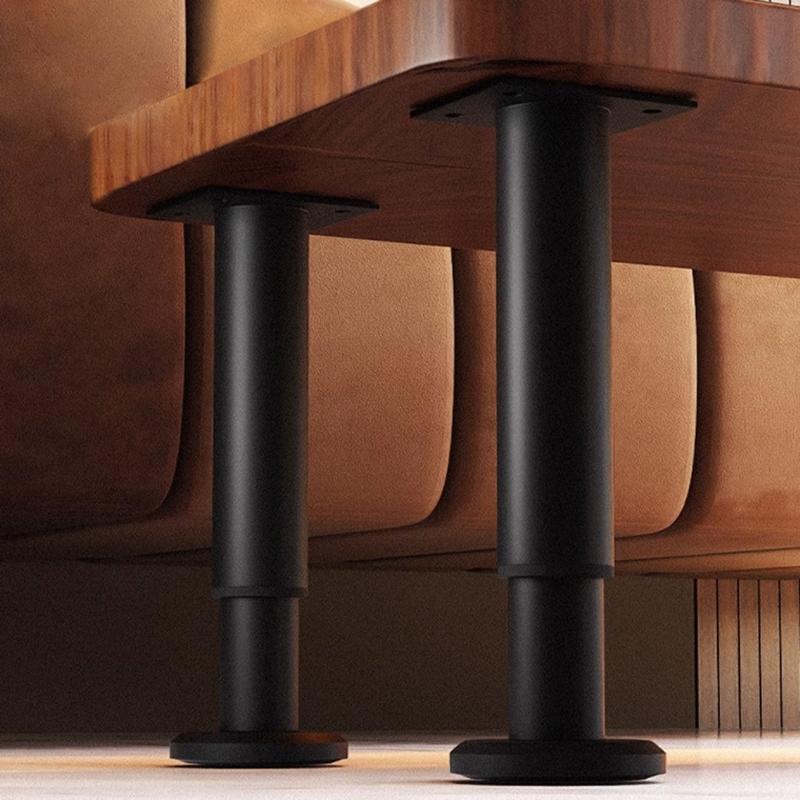 4pcs Adjustable Furniture Rise Steel Telescoping Support Adjustable Simple Use for Various Furnishings
