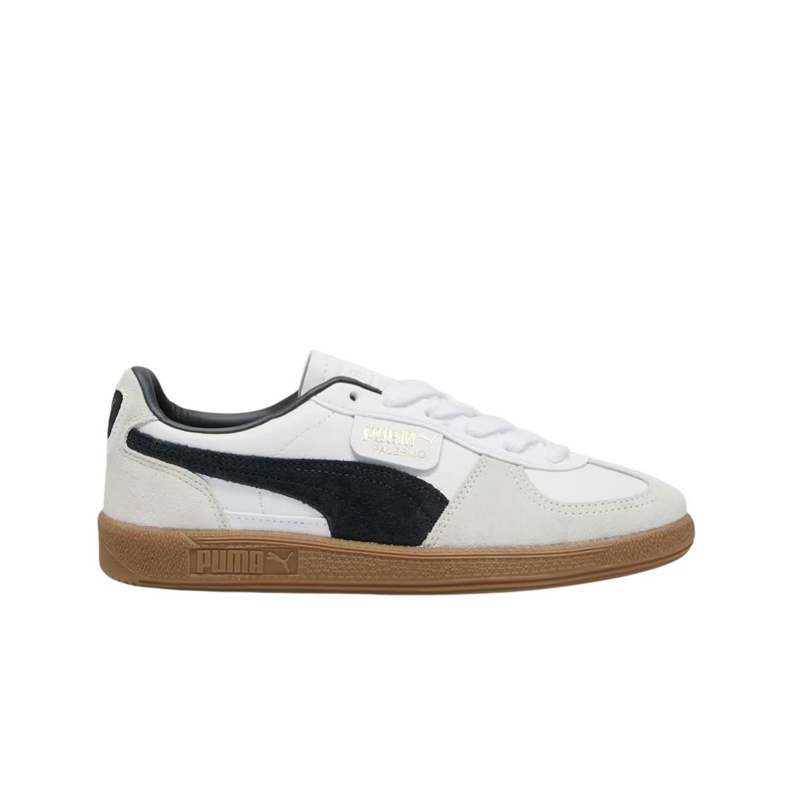 

(w) Puma Palermo Leather Sneakers White Vapor Gray 235