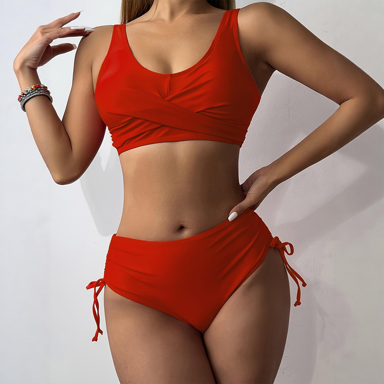 

Жіночий роздільний спортивний купальник-бікіні XL