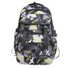 Women's Print Backpack Student Schoolbag Men's Large Capacity Travel Backpack
