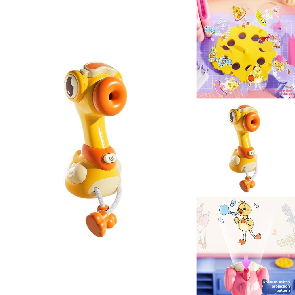 Childrens Duck Projection Flashlight Toy With Lightup Fun For Early Education And Parentchild Interaction
