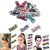 Elegantes florales Damen-Haarband, dehnbares geknotetes Stirnband für Sport und Mode