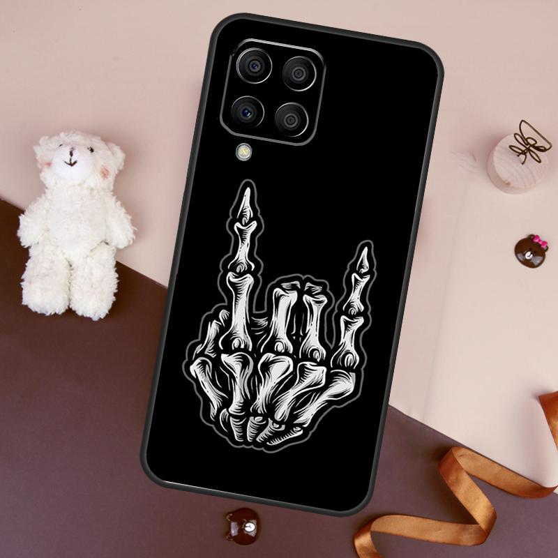 

Skeleton Middle Finger Case For Samsung Galaxy M36 M55 M35 M15 M56 M16 M54 M14 M34 M31 M11 M13 M53 M12 M32 M52 M06 Samsung M14