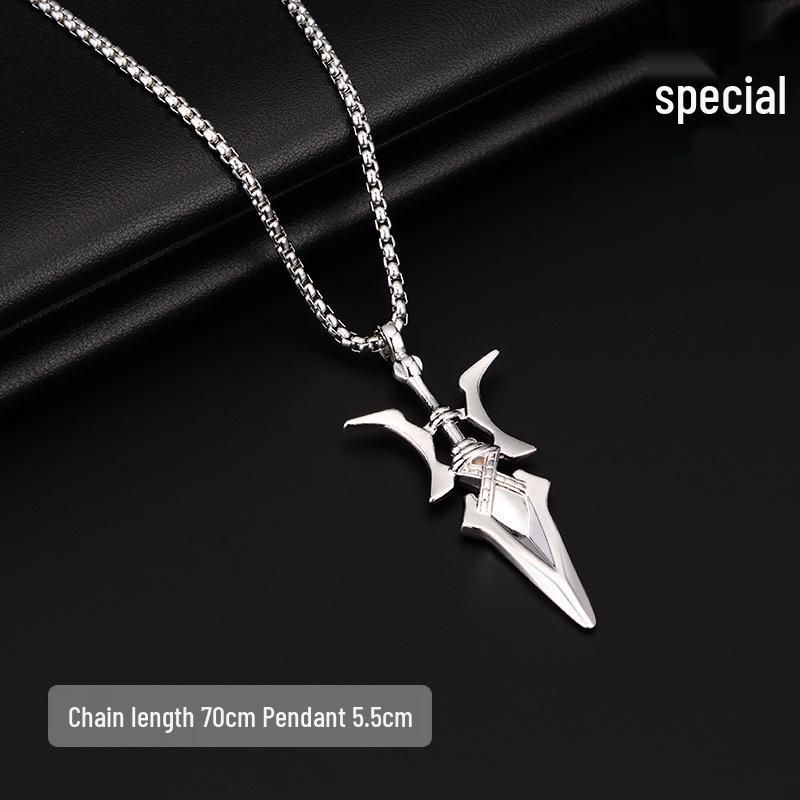 Trendy Men's Clavicle Necklace: Versatile, High-End, Simple Hip Hop Jewelry