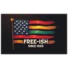 Durable Fabric Heritage Banner Juneteenth Banner Event Banner for Outdoor Decorations Cultural Events Historical Celebrations