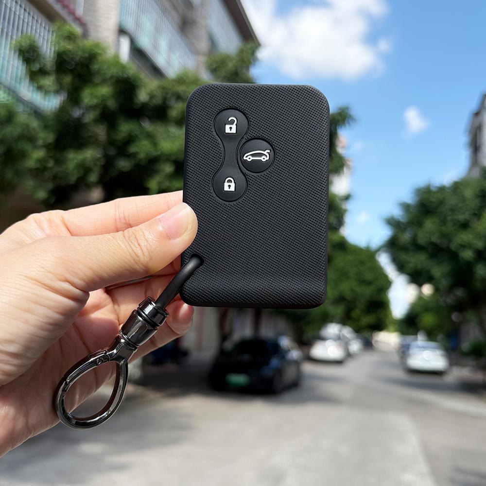 Keychain Protection For Renault Scenic 2 Megane Clio 4 Tula Region 2 Stage Zoe Cassone Logan Laguna Silicone Key Cover Holder