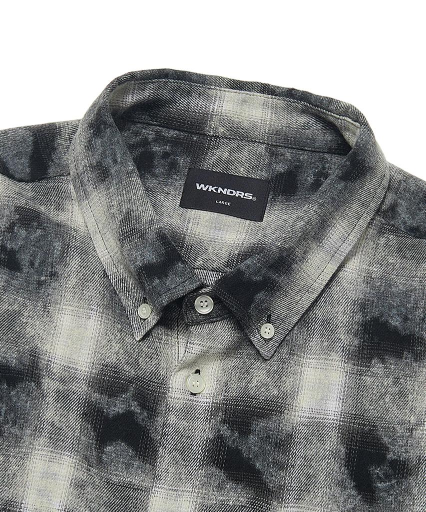 WKNDRS Checkered Bleach Shirt (Black)