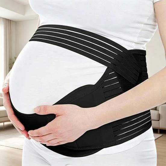 Bauchstützgürtel Verstellbare Elastische Träger Atmungsaktives Band Stützt Abdomen Schwangerschaft Taillenstütze Protector