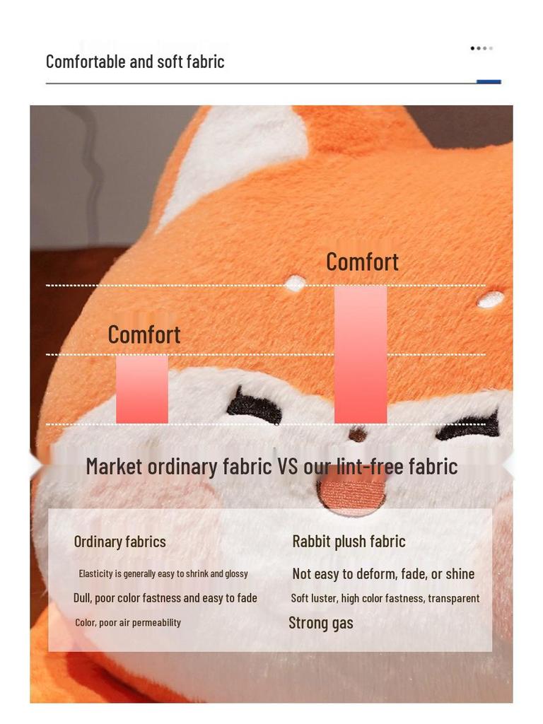 Adorable Rabbit 3-in-1 Air Conditioning Blanket, Throw Pillow, and Nap Pillow for Stomach Sleeping