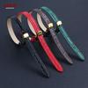 Fashion Multicolor Genuine Leather Bracelet Chain Belt Copper Adjustable Handmade DIY Accesorios 8mm 10mm Ultra-thin Watch Strap