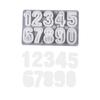 Number Mold 0 To 9 Silicone Mould Epoxy Resin Molds for DIY Handmade Art Crafts