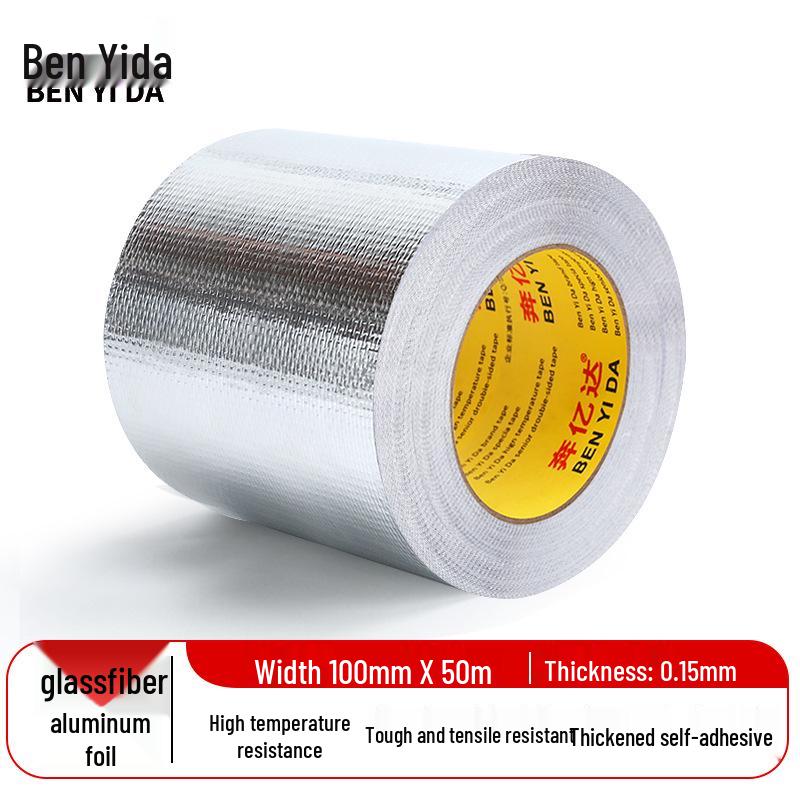Benyida High-Temp Resistant Glass Fiber Aluminum Foil Insulation Tape