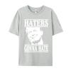 Funny Haters Gonna Hate Donald Design Thanksgiving Day All Cotton Round Collar Adult Tees Teeshirts Family Short Sleeve T Shirt