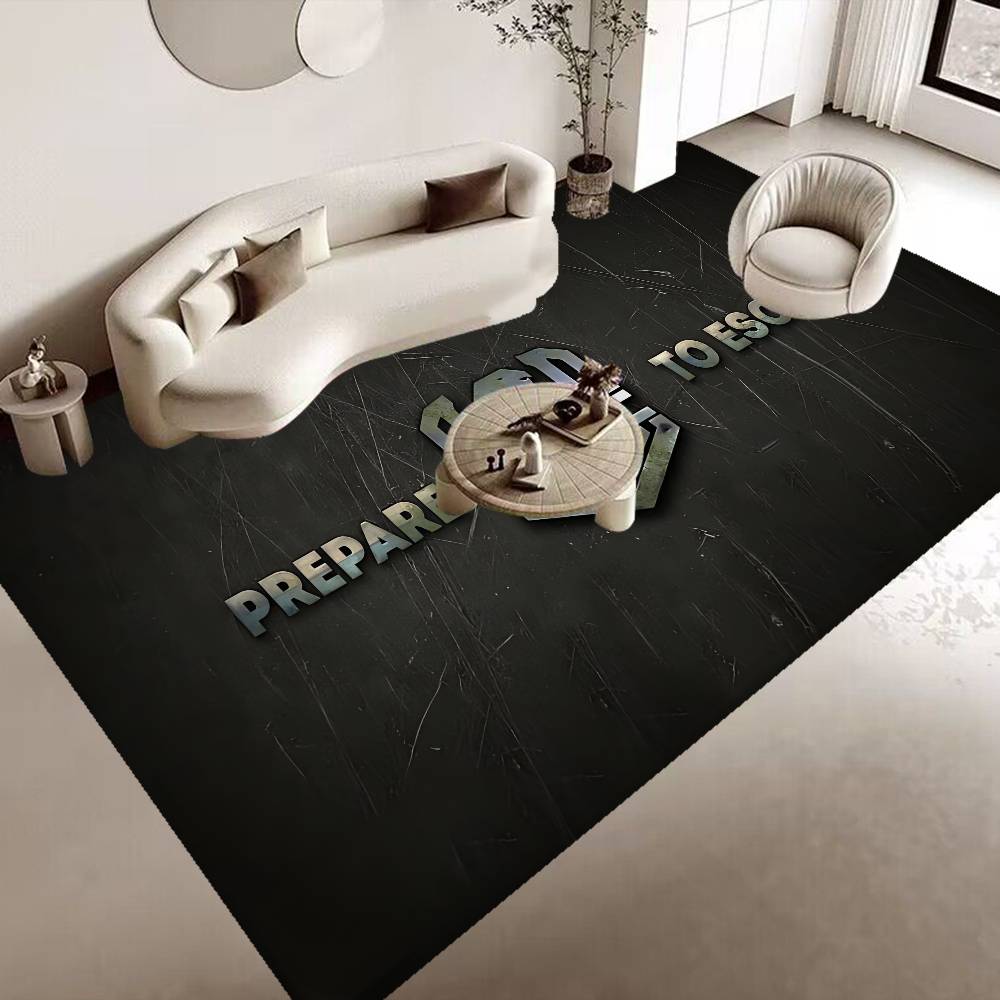 Game E-Escape From T-Tarkov Floor Mat Non-Slip Laundry Room Mat Laundry Decor Balcony Child Living Room Bedside Mats