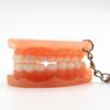 Gift Upper Jaw Simulation Teeth Shape Teeth Pendant Teeth Keyring Denture Key Chain Tooth Key Chain