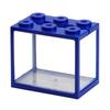 Stackable Desktop Aquarium with 6 Hole Betta Aquarium Suitable for Betta Fish Plastic Texture Design Easy to Clean
