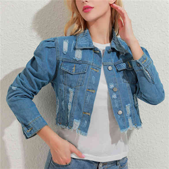 Buy Women's Fashion Autumn Sexy Ripped 