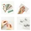 4 Designs 40Pcs/lot Vintage Sights Simple Stripe Pocket Tape Deco Stickers Scrapbooking Bullet Journal Deco Stickers