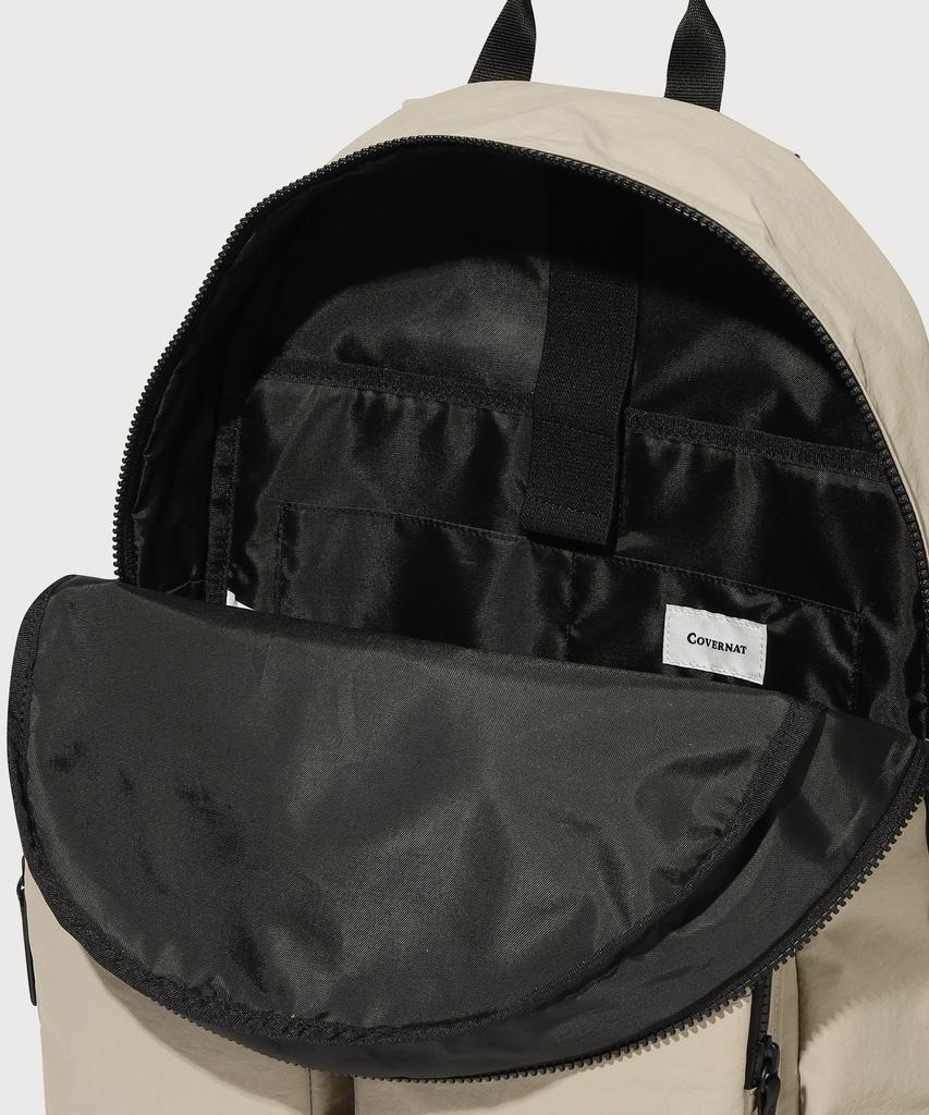 Covernat Two-Pocket Daily Backpack Beige