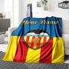 Name Custom Valencia CF Print Flannel Blanket High Quality Warm Comfortable Cover for All Seasons Perfect for Gifts Home Decor