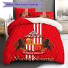 Sunderland A.F Custom Name Pattern Bedding,Quilt Set Quilt Cover Pillowcase Home Birthday Gift(1 * duvet cover + 2 * pillowcase, without core)