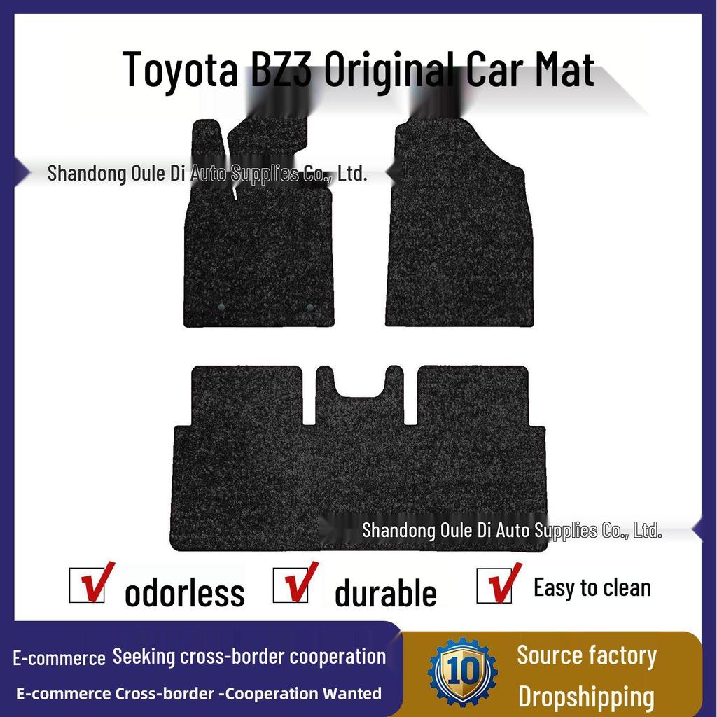 Toyota BZ3 Carpet-Style Floor Mats - Full Interior Protection and Decoration