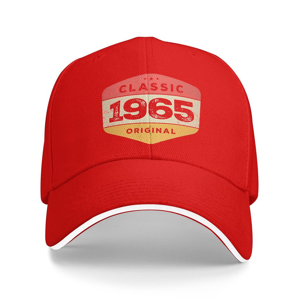 Spring Classic 1965 Original 60th Birthday Gifts Baseball Cap Outdoor Sport y2k Retro Print Sun Hip Hop Hats Male Baseball Caps