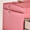 Elegant Three-Layer Jewelry Box: High-Capacity Storage for Necklaces, Earrings, and Rings