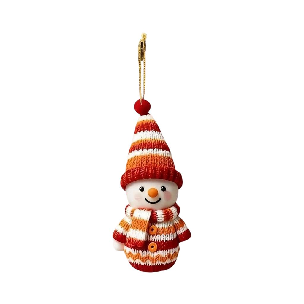 Christmas Colorful Snowman Pendant Christmas Decorations Christmas Pendant Christmas Tree Acrylic Pendant