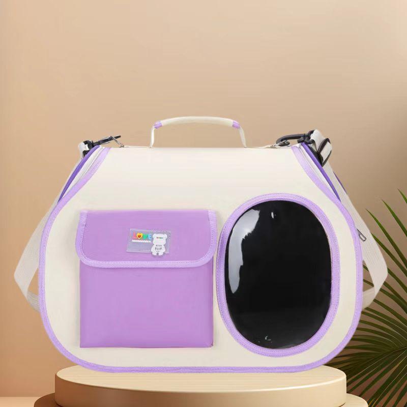 Cat Bag Pet Crossbody Bag Portable Pet Bag for Outings Breathable Large Space Cat and Dog Universal Bag Small Dog Travel Bag