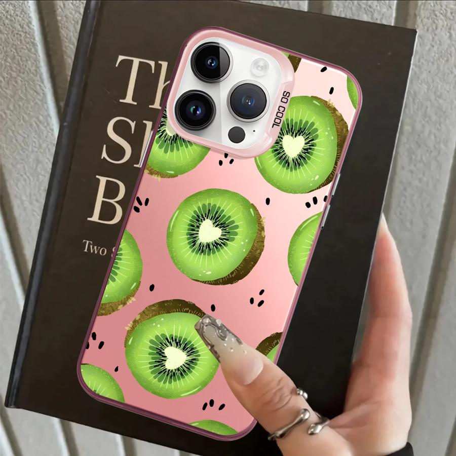 Case for iPhone 17 Pro Max 15 Plus Air 13 Pro 14 12 16 11 XR XS Back Phone Cover Fruit Flowers