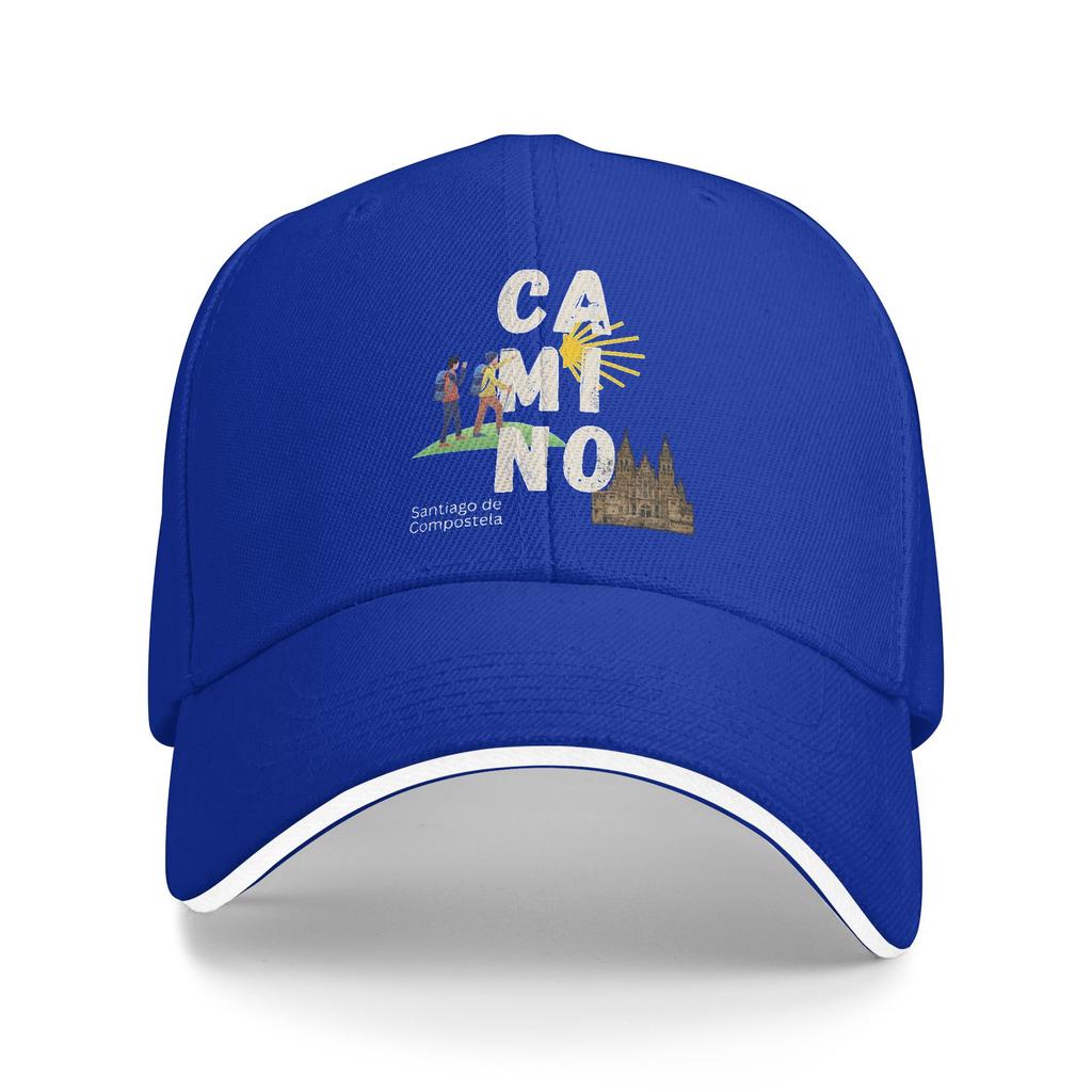 Camino De Santiago Sandwich Cap Unisex OutdoorBaseball Caps Shells Sandwich Hat Adjustable Snapback Caps Sun Hats Autumn Hat