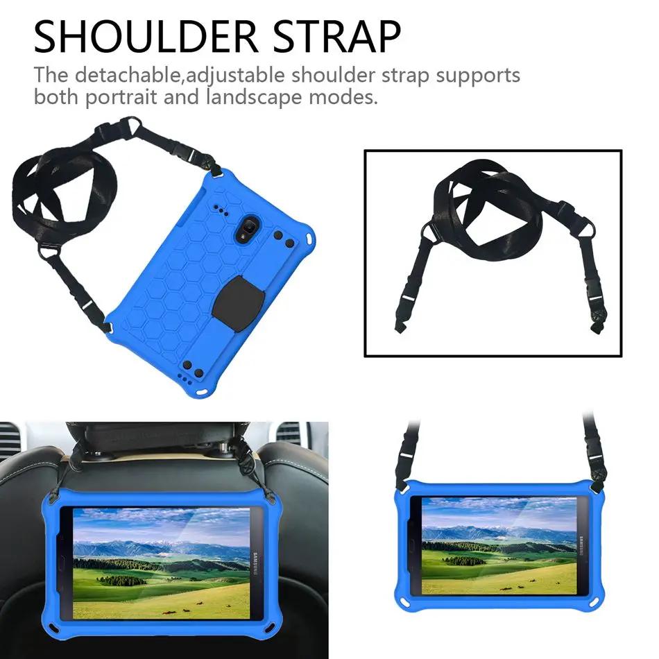 For Samsung galaxy Tab A 8.0 inch case SM- T380 T385 Tablet Shockproof Stand Cover funda for Tab E 8.0 inch SM-T377 T375