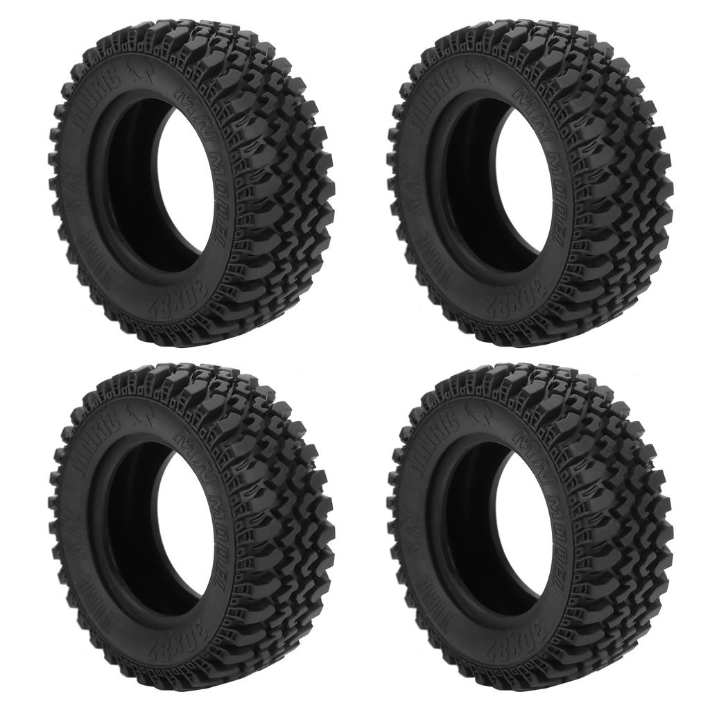 4pcs RC Rubber Wheels Tyre Front and Rear Tires for MN86 112 RC Crawlers Upgrade Parts