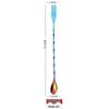 WUTUO Stainless Steel Long Handle Cocktail Bar Spoon