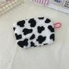 Borsa Porta Rossetto Soffice a Forma di Cuore, Mini Pochette Trucco Carina per Studenti, Portamonete Portachiavi, Custodia Cosmetica alla Moda
