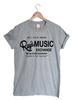 HOT Blues Borthers Inspired Rays Music Exchange Tshirt  Retro 80s Film Movie T Unisex T-Shirt