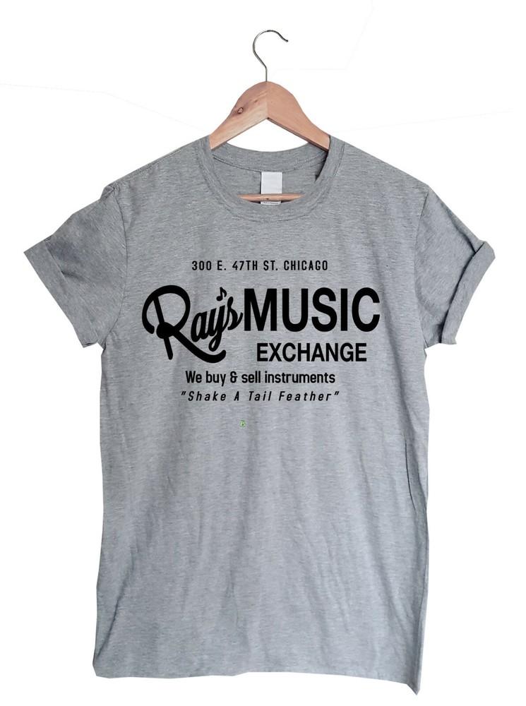 HOT Blues Borthers Inspired Rays Music Exchange Tshirt  Retro 80s Film Movie T Unisex T-Shirt S