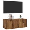 vidaXL TV Wall Cabinet Reclaimed Wood Look 80x30x30 Cm Wood Material