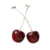 Autumn/Winter Cute Sweet Red Cherry Women's Stud Earrings