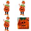 Vibrant Orange Pumpkin Fancy Dress For Children Halloween Celebration Events