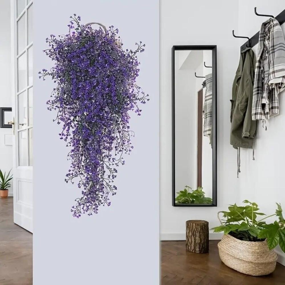 Plastic Hanging Leaves Vines Lifelike Simulation Greenery Versatile Fake Plant Vine  Home Decor