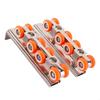 2 PCS Easy To Use Sliding Door Track Sturdy Sliding Door Carriage Sliding Door Kit  Through Door