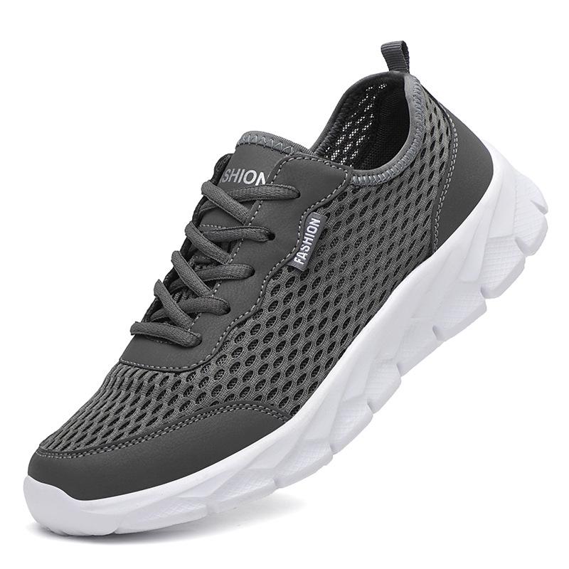 Men's Summer Breathable Mesh Sneakers - Lightweight, Soft Sole Casual Shoes